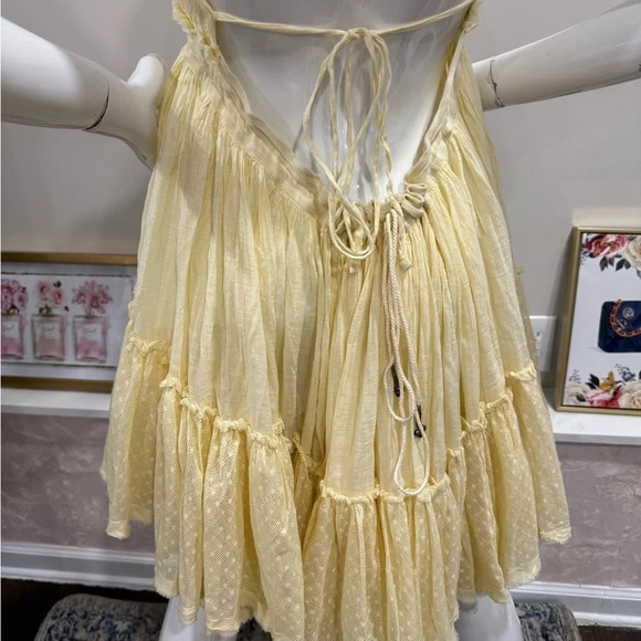 NWOT FREE PEOPLE Robe courte 100 Degree Sz : L - Picture 8 of 12